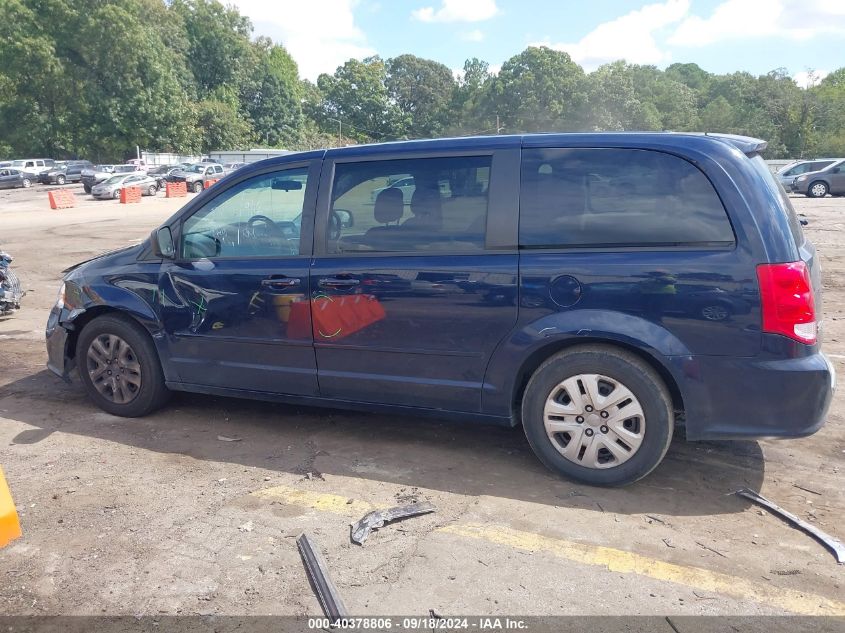 2016 Dodge Grand Caravan Se VIN: 2C4RDGBG3GR115156 Lot: 40378806