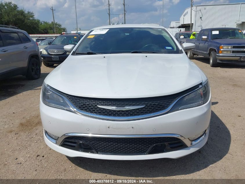 2015 Chrysler 200 C VIN: 1C3CCCCB4FN558632 Lot: 40378812