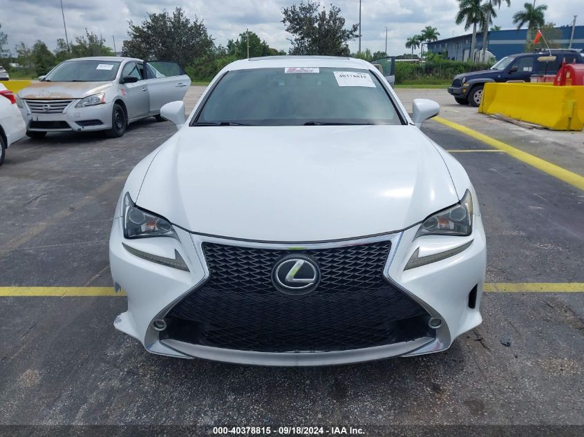 2015 Lexus Rc 350 VIN: JTHHE5BC3F5001632 Lot: 40378815