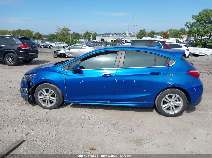 2017 Chevrolet Cruze Lt Auto VIN: 3G1BE6SM8HS513376 Lot: 40378876