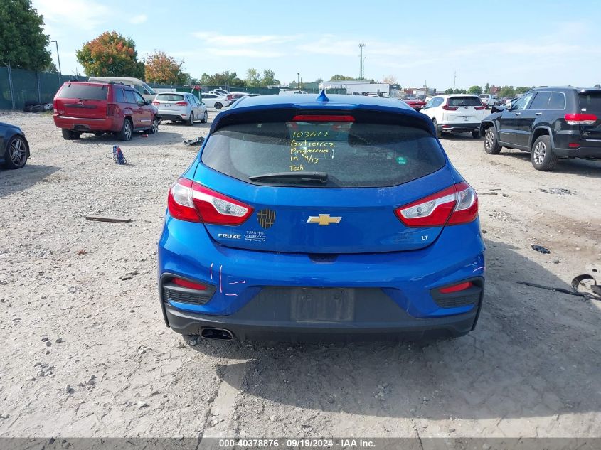 2017 Chevrolet Cruze Lt Auto VIN: 3G1BE6SM8HS513376 Lot: 40378876