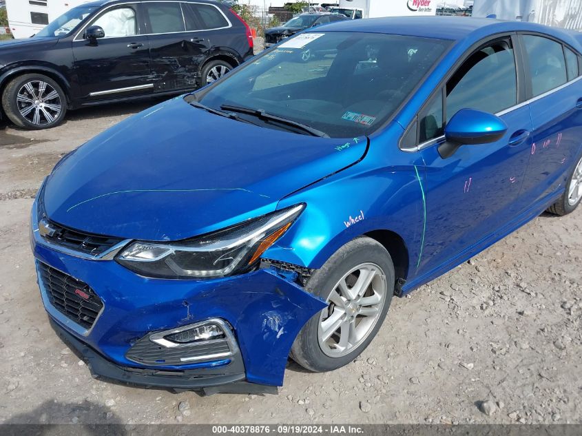 2017 Chevrolet Cruze Lt Auto VIN: 3G1BE6SM8HS513376 Lot: 40378876