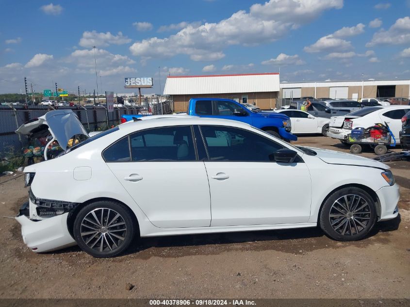 2016 Volkswagen Jetta 1.8T Sport VIN: 3VWD17AJ6GM393070 Lot: 40378906