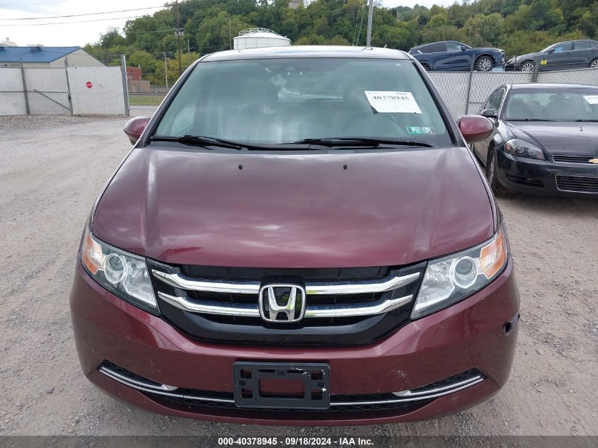 2016 Honda Odyssey Ex-L VIN: 5FNRL5H6XGB136099 Lot: 40378945