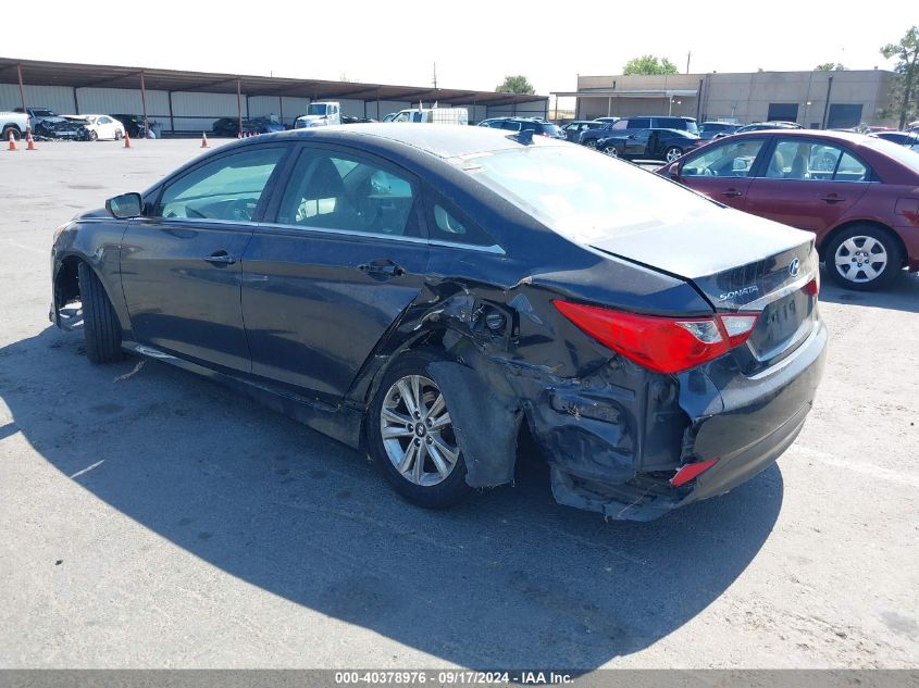 2014 Hyundai Sonata Gls VIN: 5NPEB4AC2EH901803 Lot: 40378976