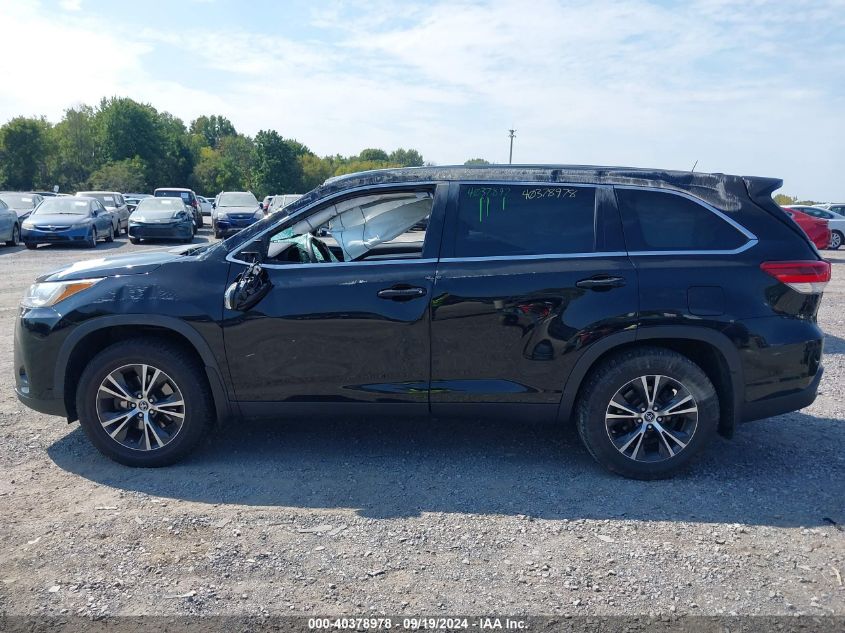 2019 Toyota Highlander Le VIN: 5TDBZRFH3KS713152 Lot: 40378978