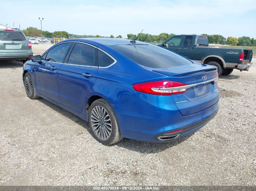 2018 FORD FUSION TITANIUM - 3FA6P0D98JR188434