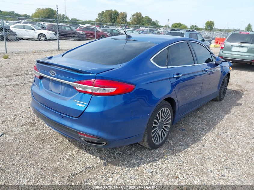 2018 FORD FUSION TITANIUM - 3FA6P0D98JR188434