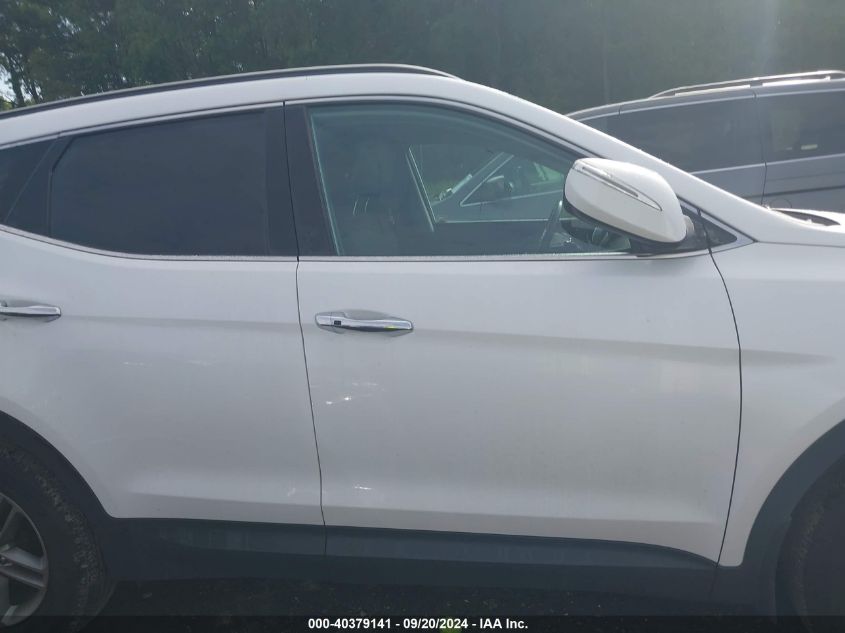 2017 Hyundai Santa Fe Sport 2.4L VIN: 5NMZU3LBXHH038275 Lot: 40379141