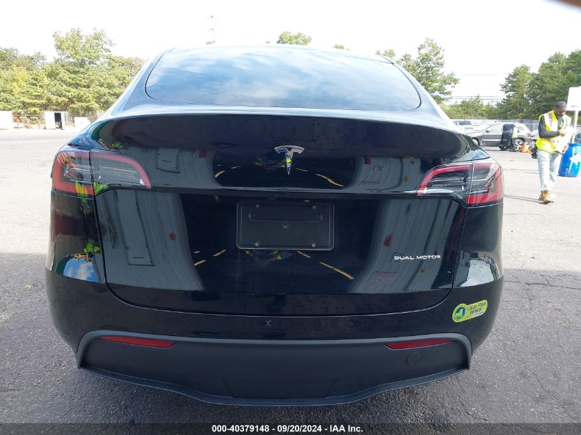 2023 Tesla Model Y Awd/Long Range Dual Motor All-Wheel Drive VIN: 7SAYGDEE2PA185156 Lot: 40379148