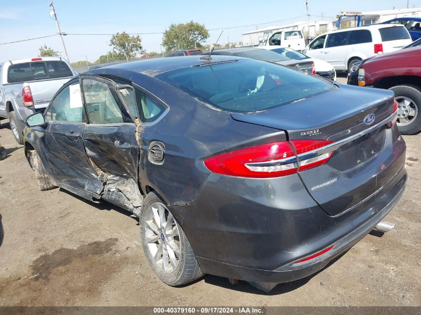 VIN 3FA6P0H79HR201176 2017 Ford Fusion, SE no.3