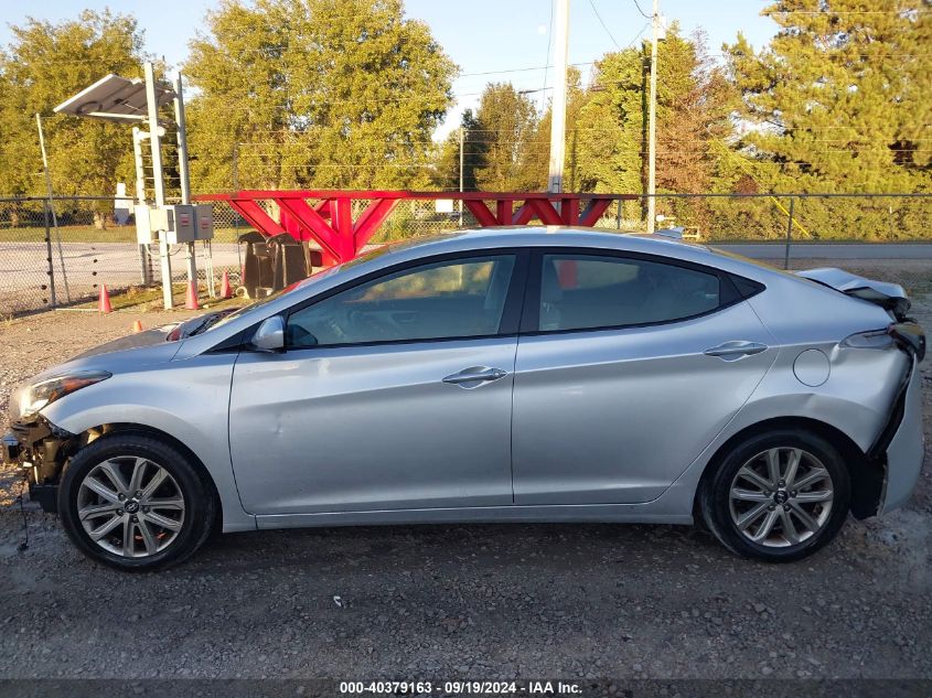 2016 Hyundai Elantra Se VIN: KMHDH4AE5GU589850 Lot: 40379163