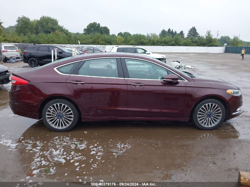 2017 FORD FUSION SE - 3FA6P0HD6HR215008