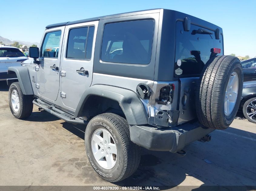 2017 Jeep Wrangler Unlimited Sport 4X4 VIN: 1C4BJWDG2HL684852 Lot: 40379200