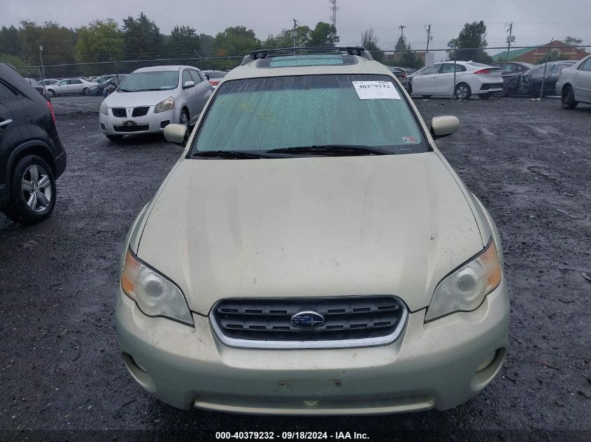 4S4BP62C867319382 2006 Subaru Outback 2.5I Limited