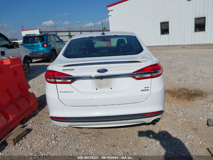 2017 FORD FUSION SE - 3FA6P0HD1HR193483