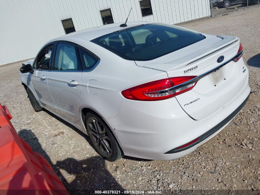 VIN 3FA6P0HD1HR193483 2017 Ford Fusion, SE no.3