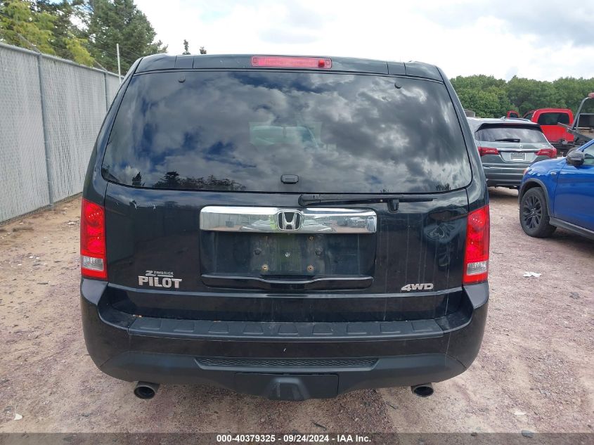 2013 Honda Pilot Ex-L VIN: 5FNYF4H52DB048776 Lot: 40379325