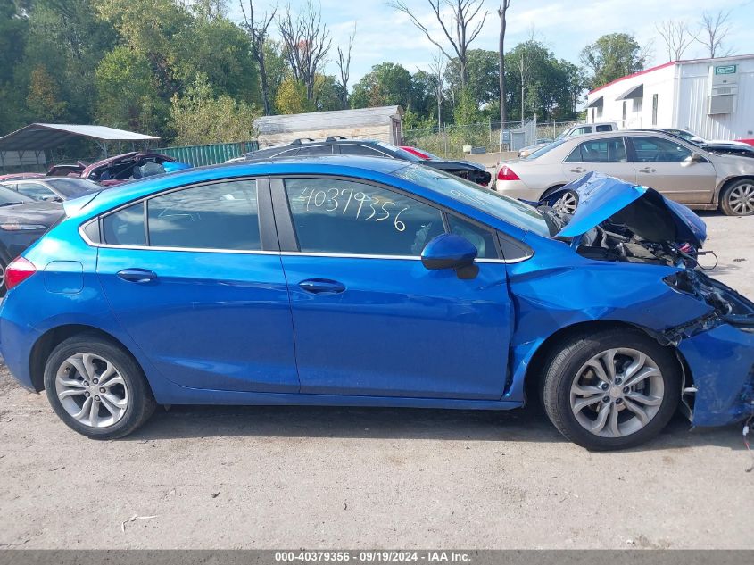 2019 Chevrolet Cruze Lt VIN: 3G1BE6SM4KS568298 Lot: 40379356