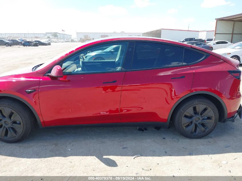 2024 Tesla Model Y Long Range Dual Motor All-Wheel Drive VIN: 7SAYGAEE5RF111329 Lot: 40379378