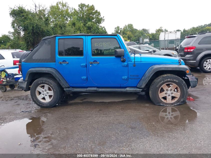 2015 Jeep Wrangler Unlimited Sport VIN: 1C4BJWDG5FL715072 Lot: 40379399