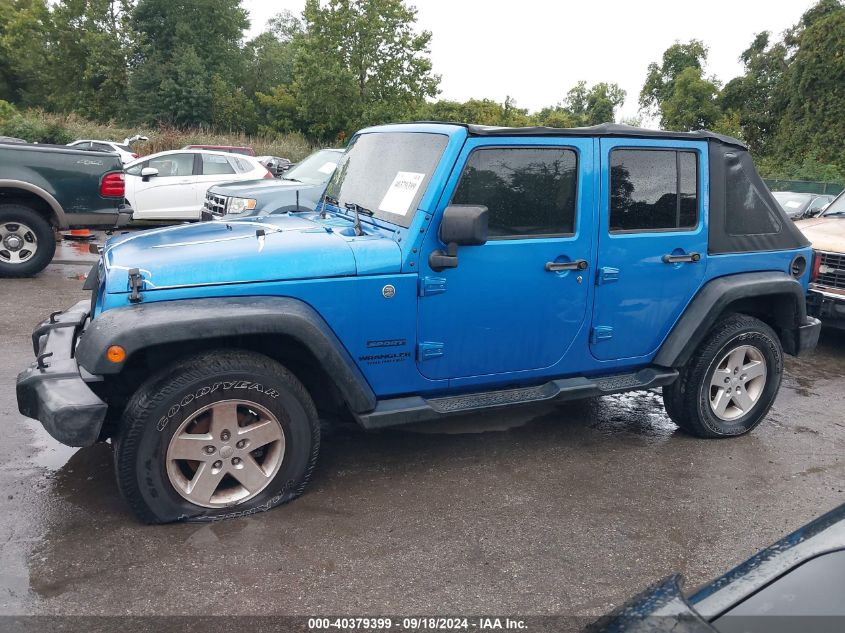 2015 Jeep Wrangler Unlimited Sport VIN: 1C4BJWDG5FL715072 Lot: 40379399