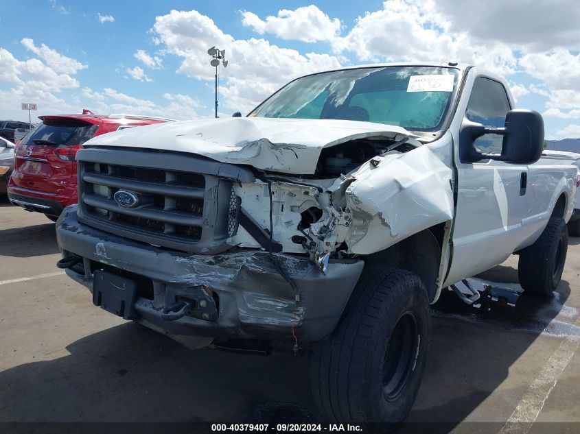 2004 Ford F-250 Xl/Xlt VIN: 3FTNF20L54MA09922 Lot: 40379407