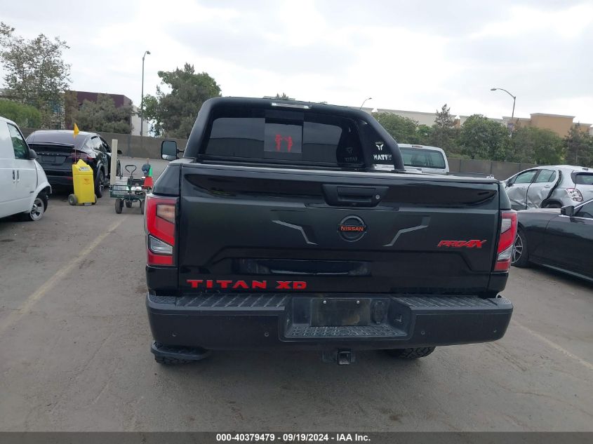 2021 Nissan Titan Xd Pro-4X 4X4 VIN: 1N6AA1FB9MN537133 Lot: 40379479