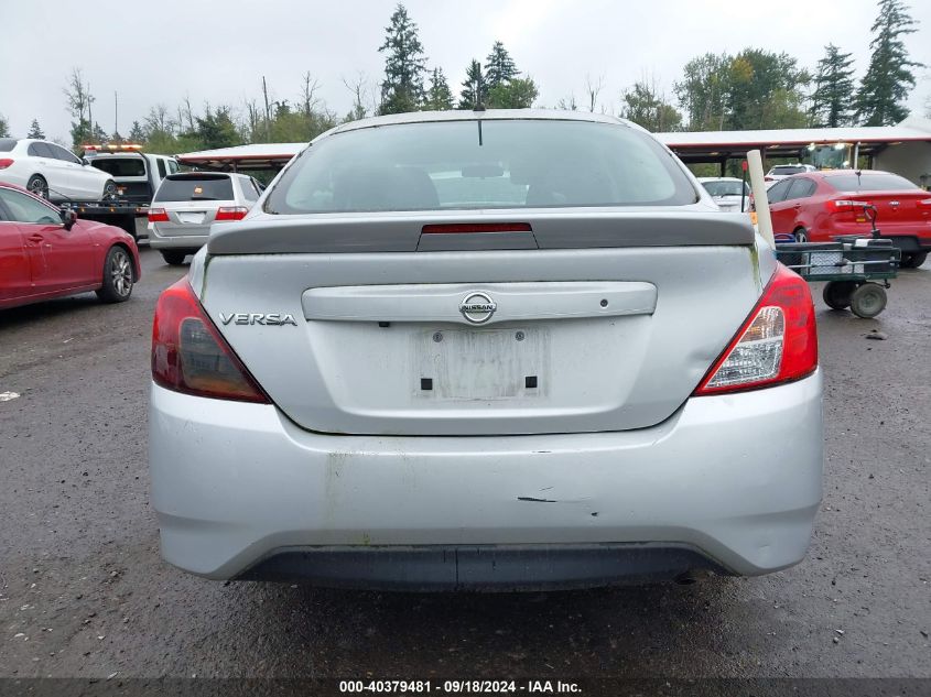 2019 Nissan Versa 1.6 S+ VIN: 3N1CN7AP7KL808096 Lot: 40379481