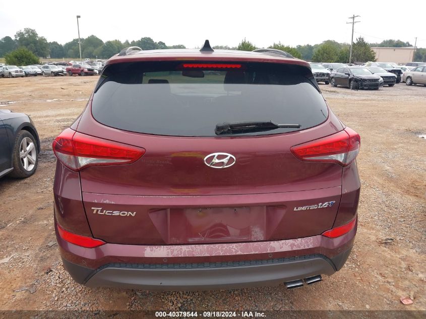 2016 Hyundai Tucson Limited/Sport And Eco/Se VIN: KM8J33A22GU109488 Lot: 40379544