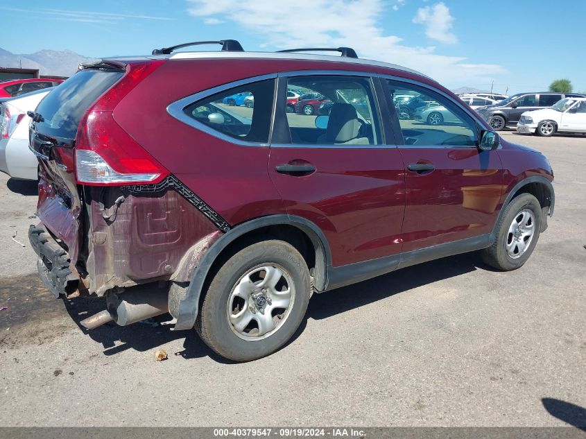 2014 Honda Cr-V Lx VIN: 5J6RM4H38EL118914 Lot: 40379547