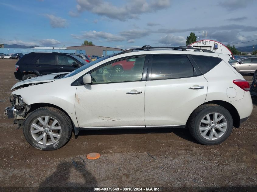 2012 Nissan Murano Sl VIN: JN8AZ1MW4CW227051 Lot: 40379549