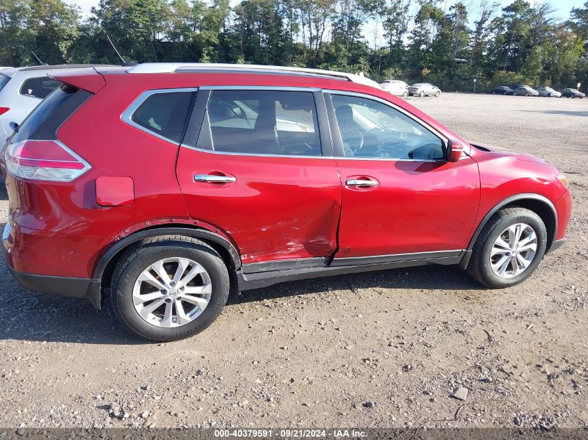 2015 Nissan Rogue Sv VIN: KNMAT2MV4FP526340 Lot: 40379591