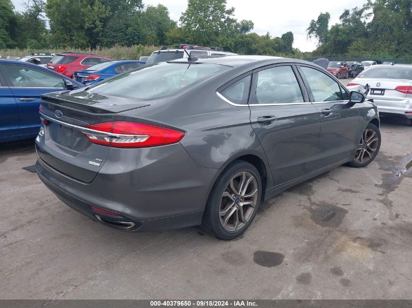 2017 FORD FUSION SE - 3FA6P0H91HR154923