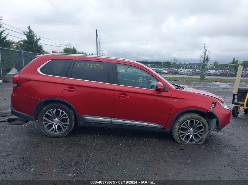 2018 Mitsubishi Outlander Gt VIN: JA4JZ4AXXJZ010748 Lot: 40379675