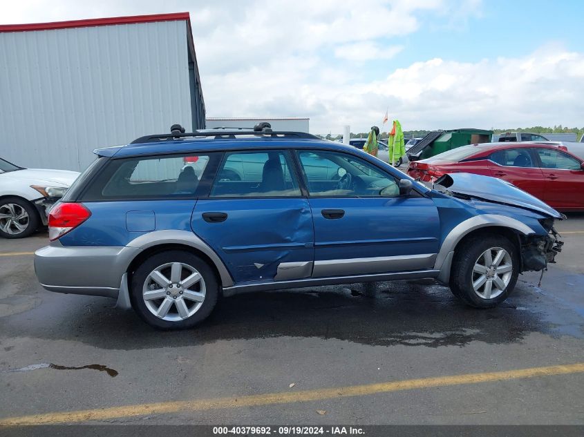 4S4BP61C687351414 2008 Subaru Outback 2.5I/2.5I L.l. Bean Edition