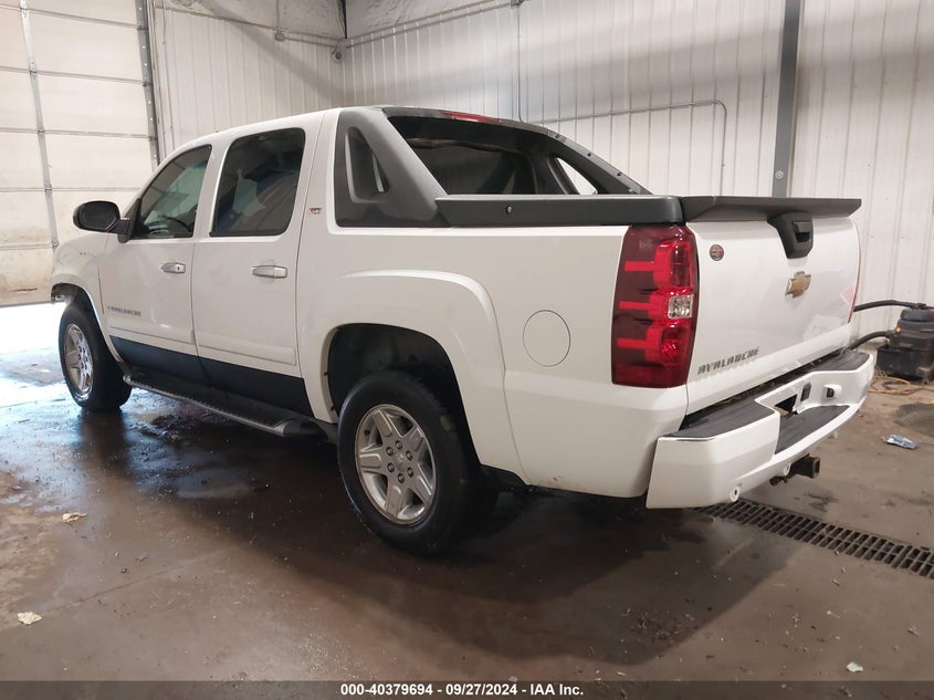 2007 CHEVROLET AVALANCHE 1500 VIN: 3GNFK12307G285765