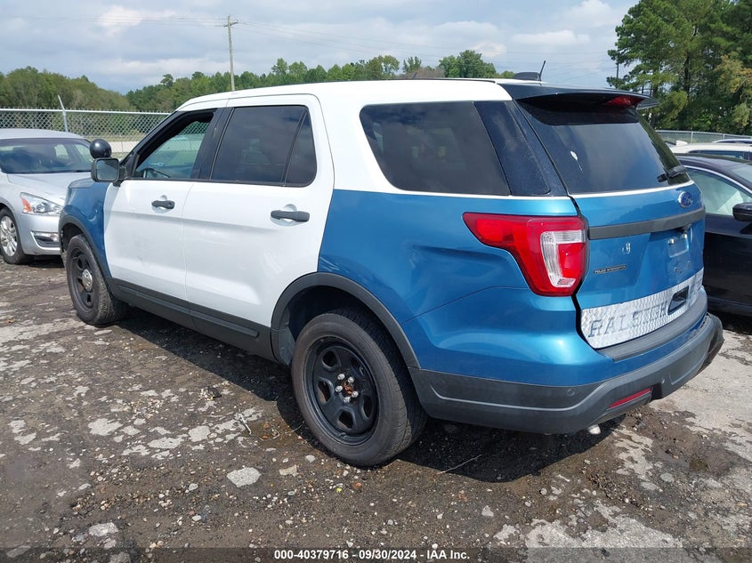 VIN 1FM5K8AR2KGA17061 2019 FORD POLICE INTERCEPTOR UTILITY