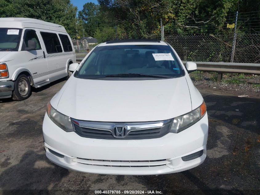 19XFB2F80CE340533 2012 Honda Civic Ex