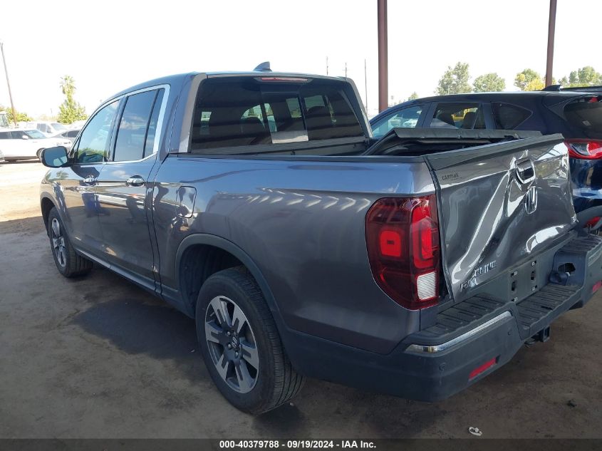 2019 Honda Ridgeline Rtl-E VIN: 5FPYK3F71KB029523 Lot: 40379788