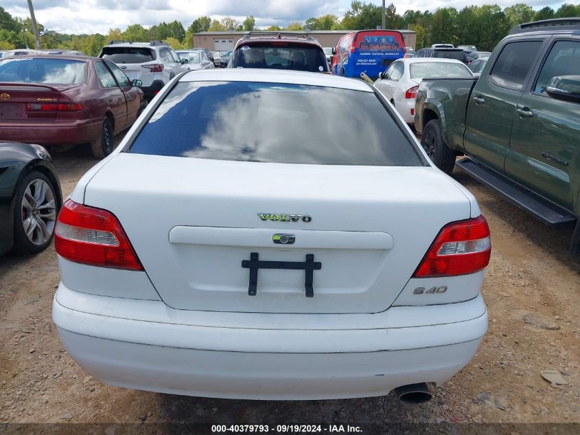 2003 Volvo S40 A VIN: YV1VS29563F934010 Lot: 40379793