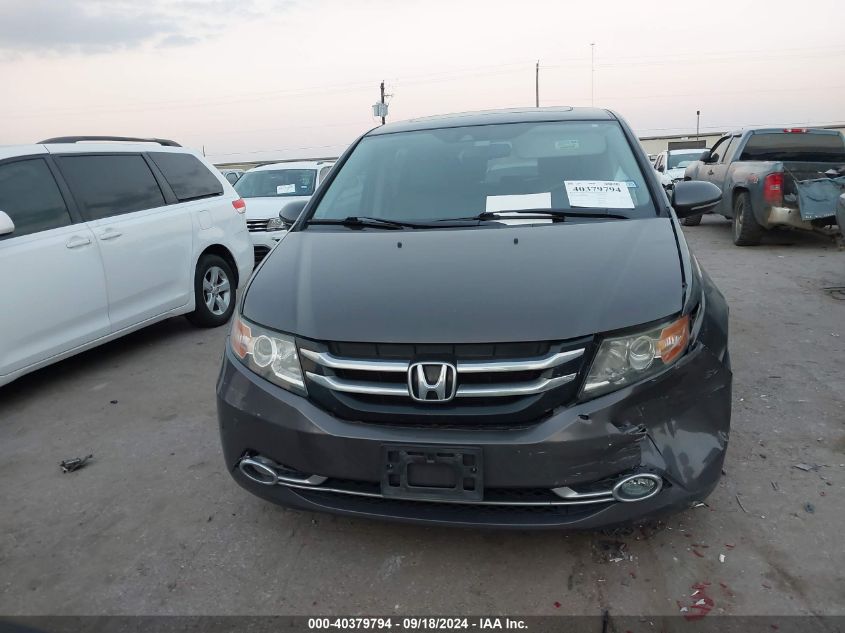 2016 Honda Odyssey Touring/Touring Elite VIN: 5FNRL5H95GB107877 Lot: 40379794