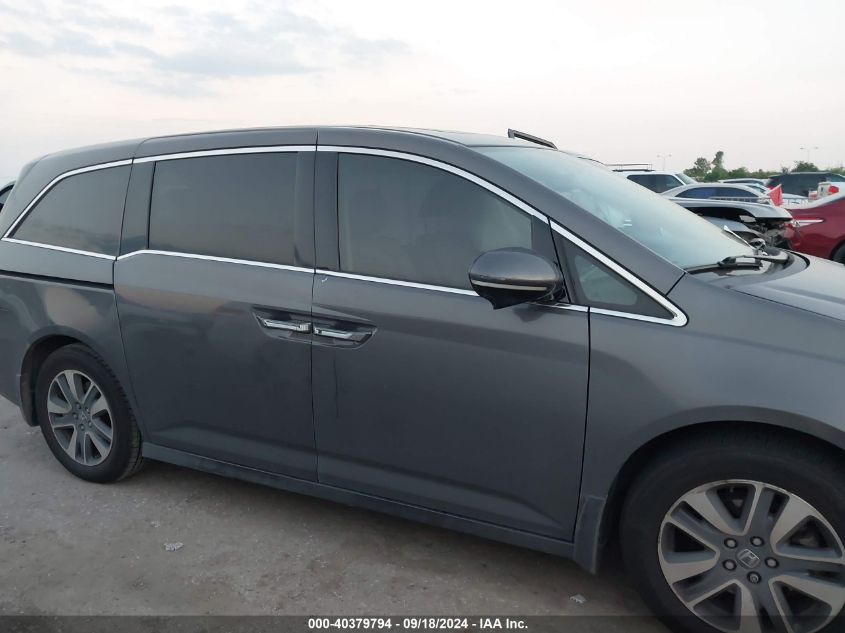 2016 Honda Odyssey Touring/Touring Elite VIN: 5FNRL5H95GB107877 Lot: 40379794