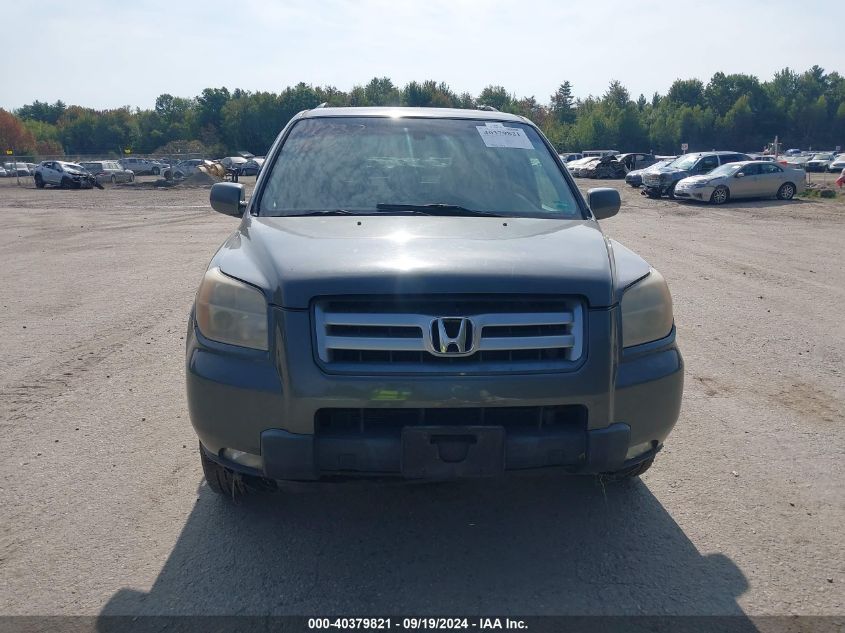 2007 Honda Pilot Ex-L VIN: 5FNYF18557B020991 Lot: 40379821