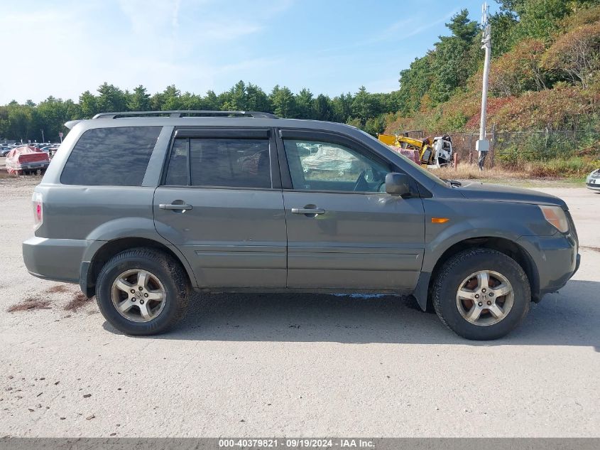 2007 Honda Pilot Ex-L VIN: 5FNYF18557B020991 Lot: 40379821