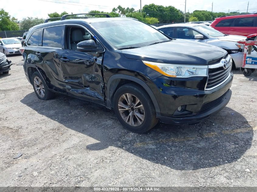 2014 TOYOTA HIGHLANDER XLE V6 - 5TDKKRFH2ES020176