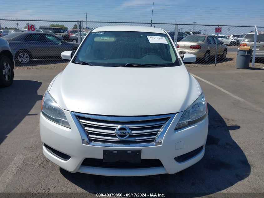 2013 Nissan Sentra Sv VIN: 3N1AB7AP3DL781045 Lot: 40379850