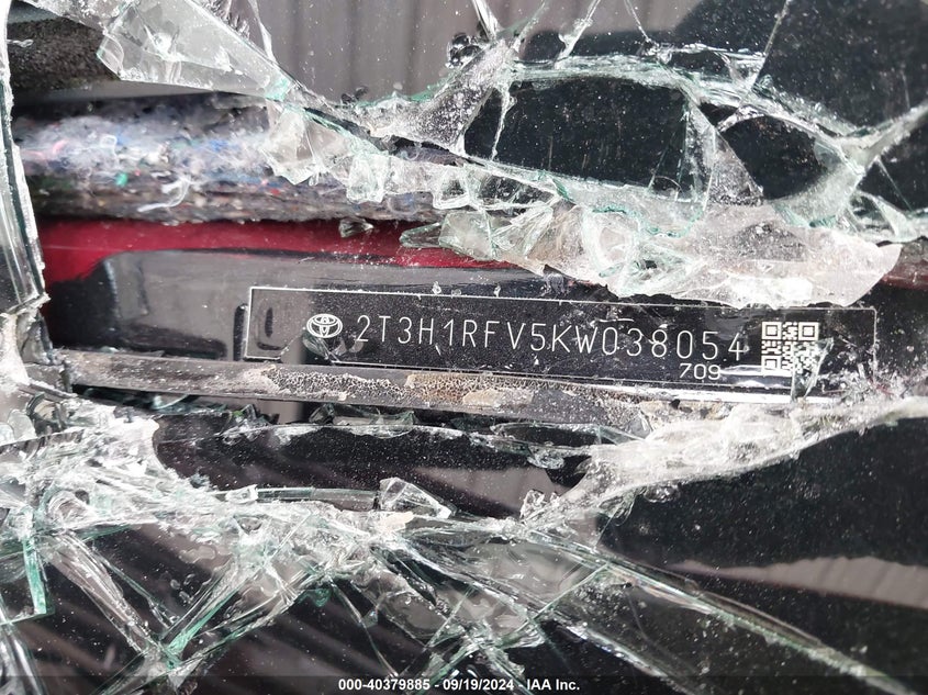 2019 TOYOTA RAV4 LE - 2T3H1RFV5KW038054