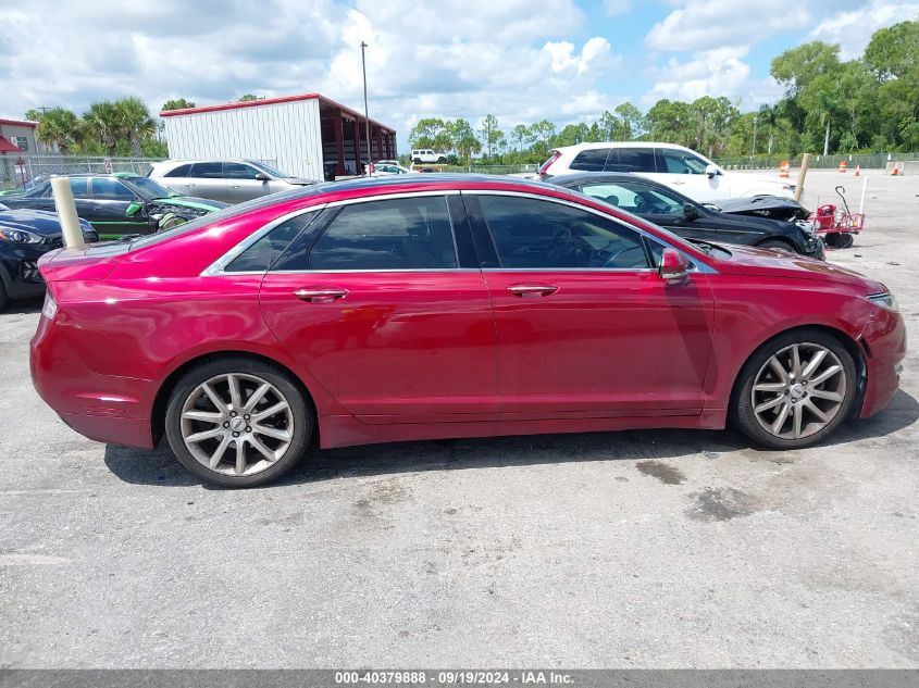 2014 Lincoln Mkz VIN: 3LN6L2GK5ER825409 Lot: 40379888