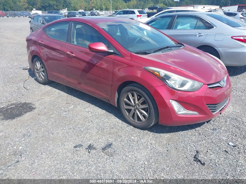 2016 Hyundai Elantra Se VIN: 5NPDH4AEXGH728322 Lot: 40379891